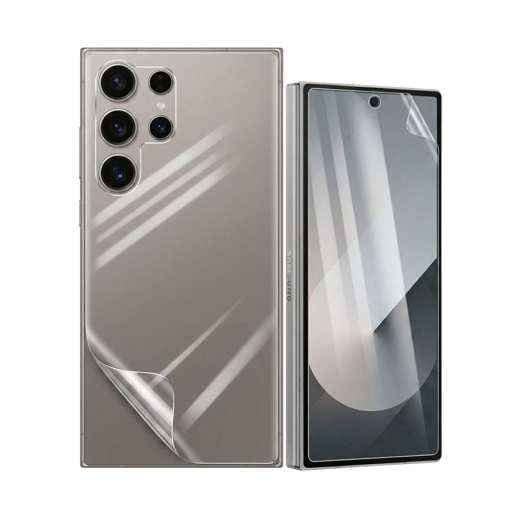 Clear Phone Screen & Back Protectors