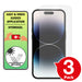 Apple iPhone 14 Pro matte screen protector anti glare paper like application instructions image