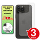 Apple iPhone 14 Pro Max matte back protector anti glare paper like application instructions image