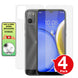 HTC Wildfire E plus matte front and back screen protector cover paper like anti glare application instructions image