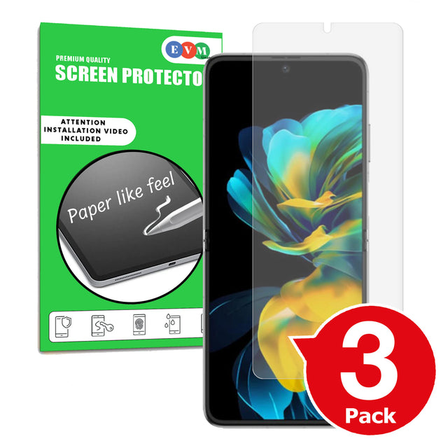 Huawei Pocket S matte screen protector anti glare paper like main image with box