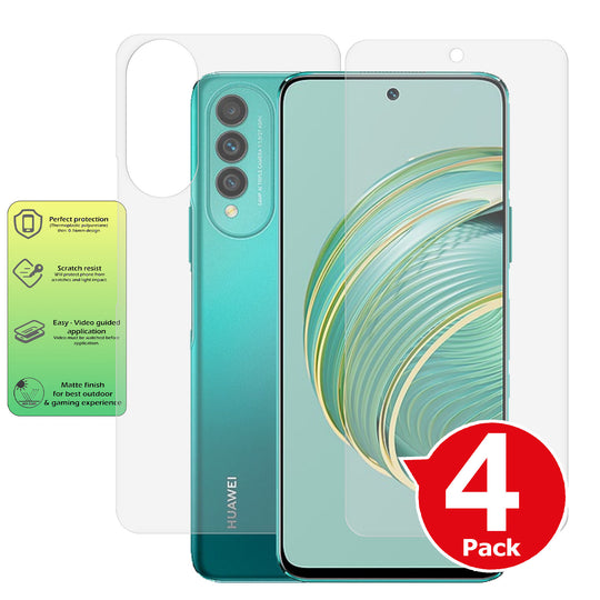 Huawei nova 10z matte front and back screen protector anti glare paper like summary image
