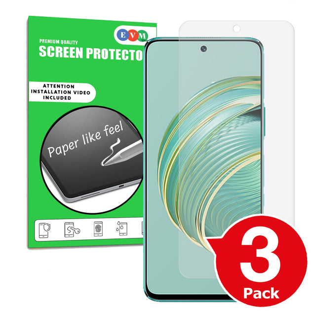 Huawei nova 10z matte screen protector anti glare paper like main image with box