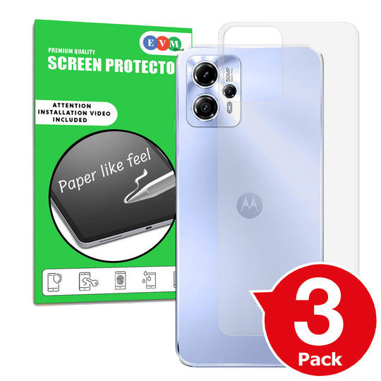 Motorola Moto G13 matte back protector cover anti glare paper like main image with box