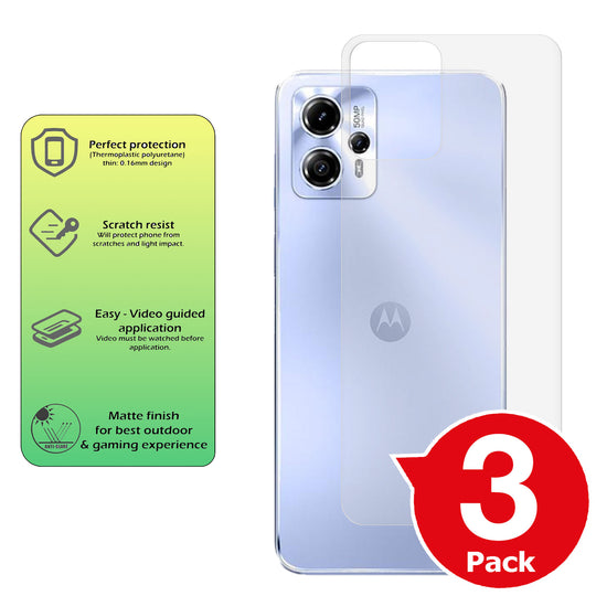 Motorola Moto G13 matte back protector cover anti glare paper like summary image