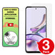 Motorola Moto G13 matte screen protector cover paper like anti glare application instructions image