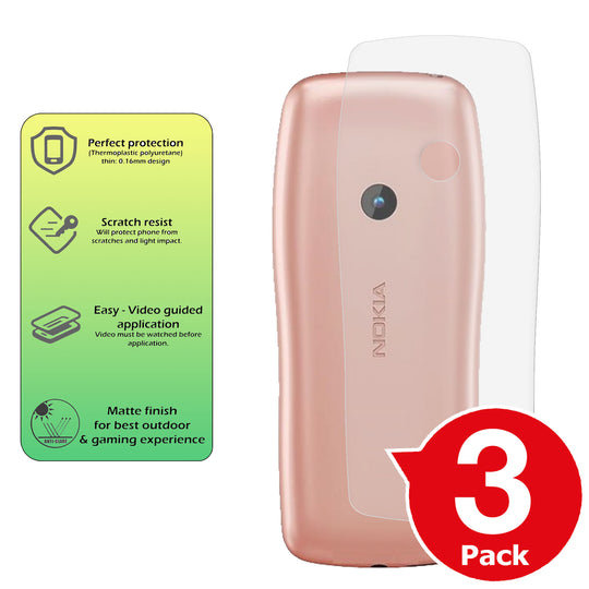 Nokia 110 2022 matte back protector cover paper like anti glare summary image