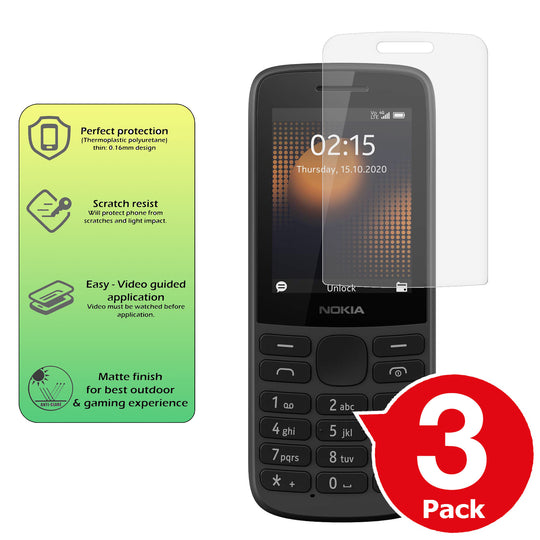 Nokia 215 4G matte screen protector cover paper like anti glare summary image