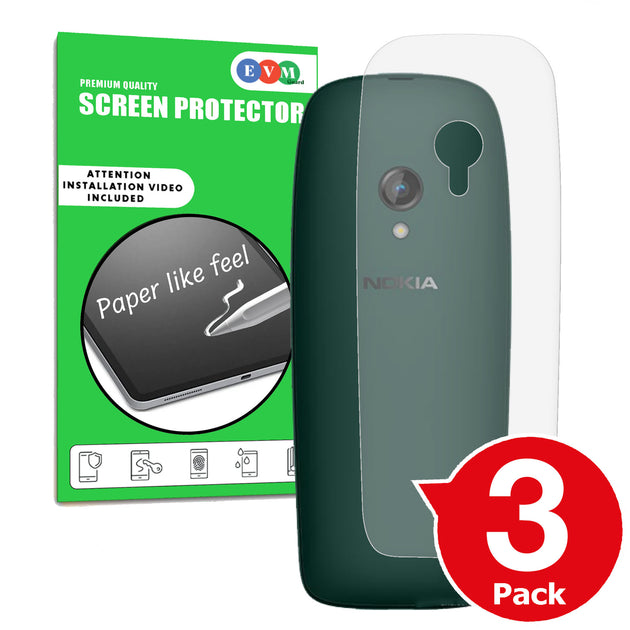 Nokia 6310 2021 matte back protector anti glare paper like cover main image with box