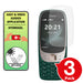 Nokia 6310 2021 screen protector matte anti glare paper like cover application instructions image