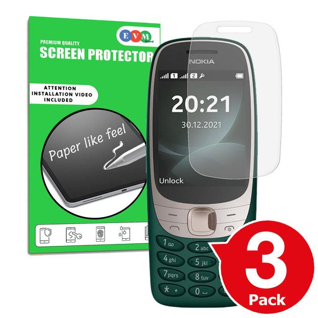 Nokia 6310 2021 screen protector matte anti glare paper like cover main image with box