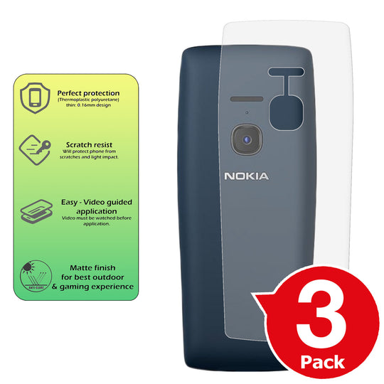 Nokia 8210 4G matte back protector cover anti glare paper like summary image