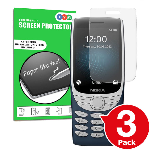 Nokia 8210 4G matte screen protector cover paper like anti glare main image with box