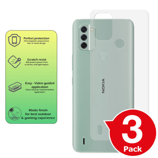 Nokia C31 matte back protector cover anti glare paper like summary image