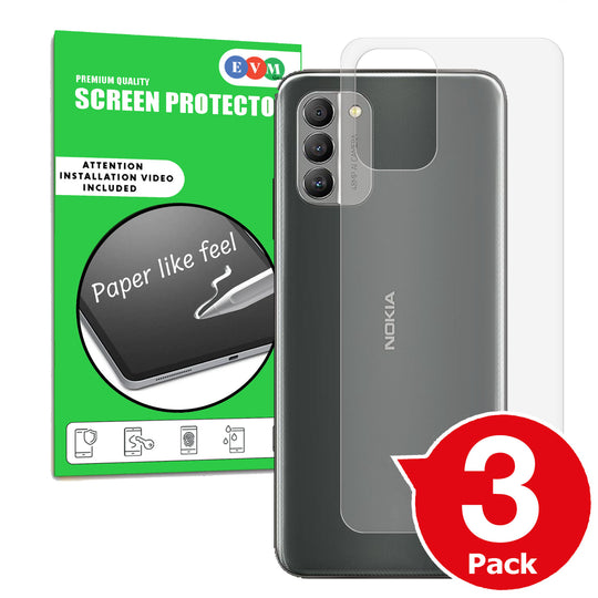 Nokia G400 matte back protector anti glare paper like cover main image with box