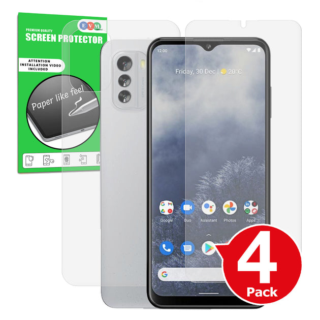Nokia G60 matte front and back screen protector cover anti glare paper like main image with box