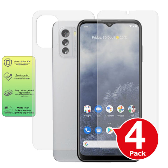 Nokia G60 matte front and back screen protector cover anti glare paper like summary image
