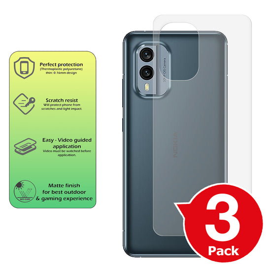 Nokia X30 matte back protector cover anti glare paper like summary image