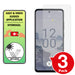 Nokia X30 matte screen protector cover paper like anti glare application instructions image