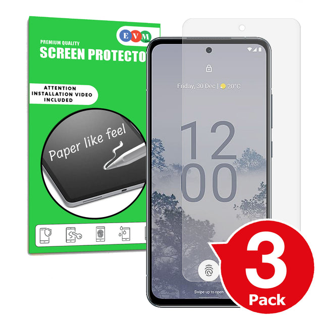 Nokia X30 matte screen protector cover paper like anti glare main image with box
