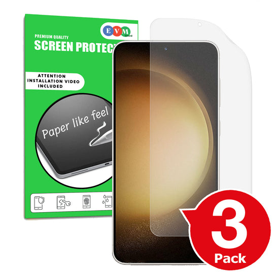 Samsung Galaxy S23 Plus matte screen protector anti glare paper like main image with box