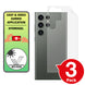 Samsung Galaxy S23 Ultra matte back protector anti glare paper like application instructions image