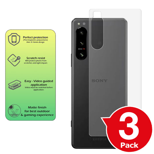 Sony Xperia 5 IV matte back protector cover anti glare paper like summary image